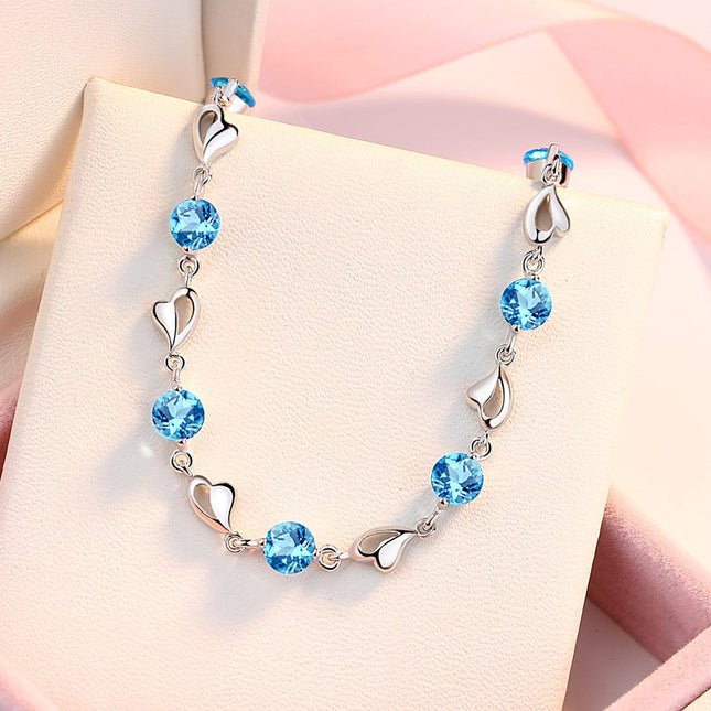 Sterling Silver Floral Bracelet | Mother's Day Gift