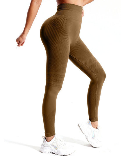 Women's Ultra High Waist Seamless Yoga Leggings – Nylon Spandex, 12 Colors, S–5XL