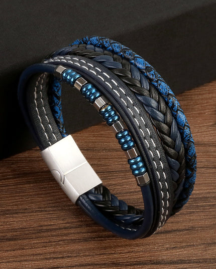 Men's Stainless Steel Magnetic Buckle Bracelets