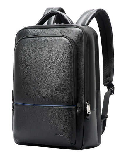 Men's Genuine Leather Business Commuter Backpack