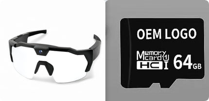 AI Smart Riding Glasses with Built-In Camera – Multiple Lens Types & Storage Options