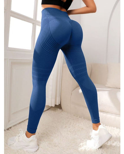 Women's Ultra High Waist Seamless Yoga Leggings – Nylon Spandex, 12 Colors, S–5XL