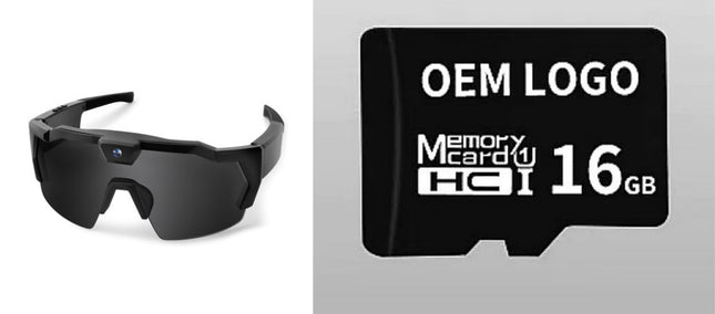 AI Smart Riding Glasses with Built-In Camera – Multiple Lens Types & Storage Options