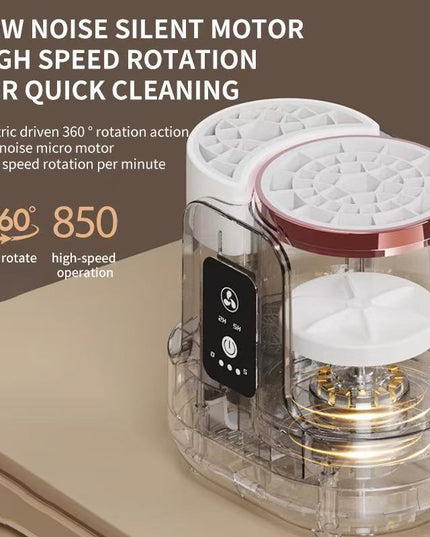Automatic Makeup Brush Cleaner