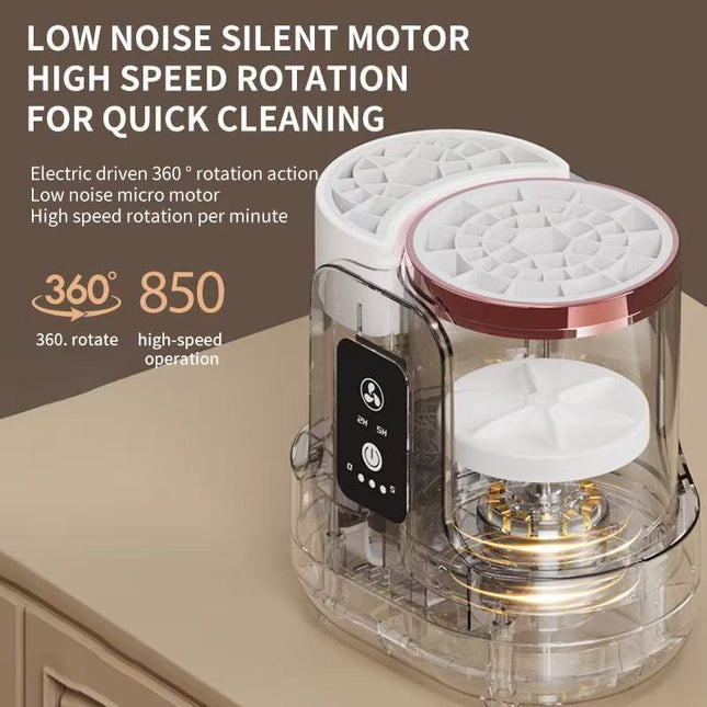 Automatic Makeup Brush Cleaner