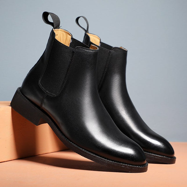 Men's Elegant Faux Leather Boots