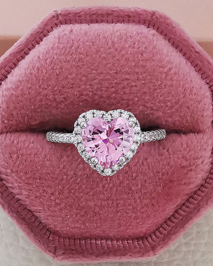 Cubic Zirconia Geometric Ring Collection