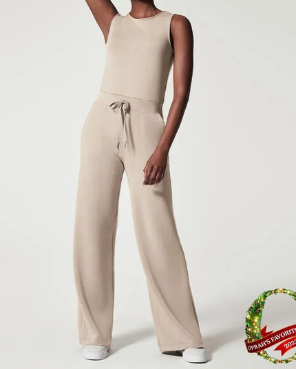 Slim-Fit Casual Jumpsuit