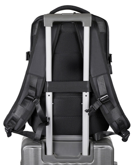 Mens Large-Capacity Business Backpack With Dry-Wet Separation Compartments