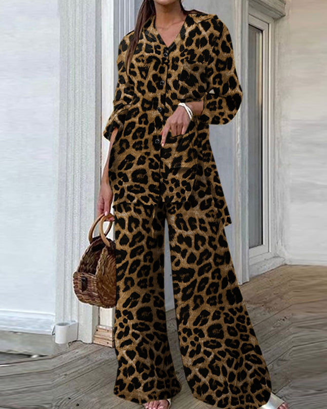 Women's Casual Shirt & Trousers Set