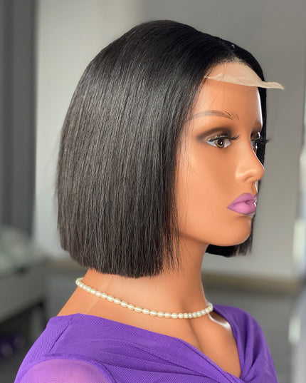 12A Grade Vietnam Bone Straight Bob Wig – 100% Human Hair
