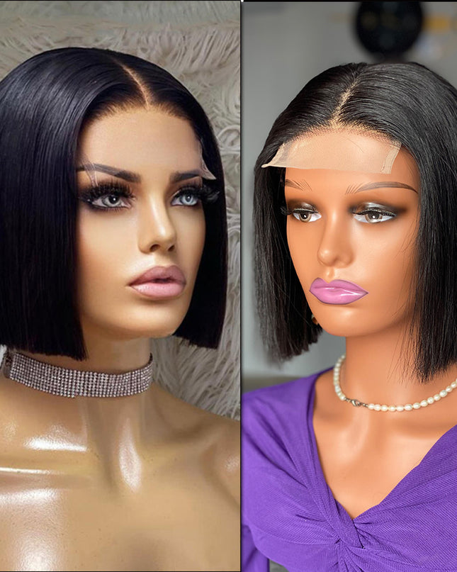 12A Grade Vietnam Bone Straight Bob Wig – 100% Human Hair