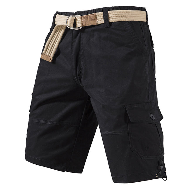 Men's Cotton Casual Shorts – Relaxed Fit, Extended Sizes M–5XL