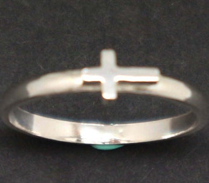 Cross Design Stainless Steel Couple Ring
