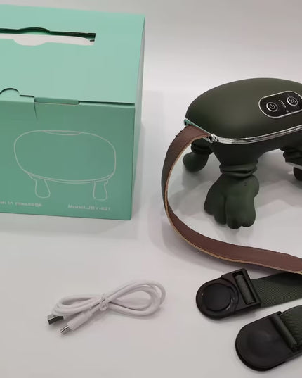 4D Kneading Neck & Shoulder Massager with Heat | Cordless Wireless Relief