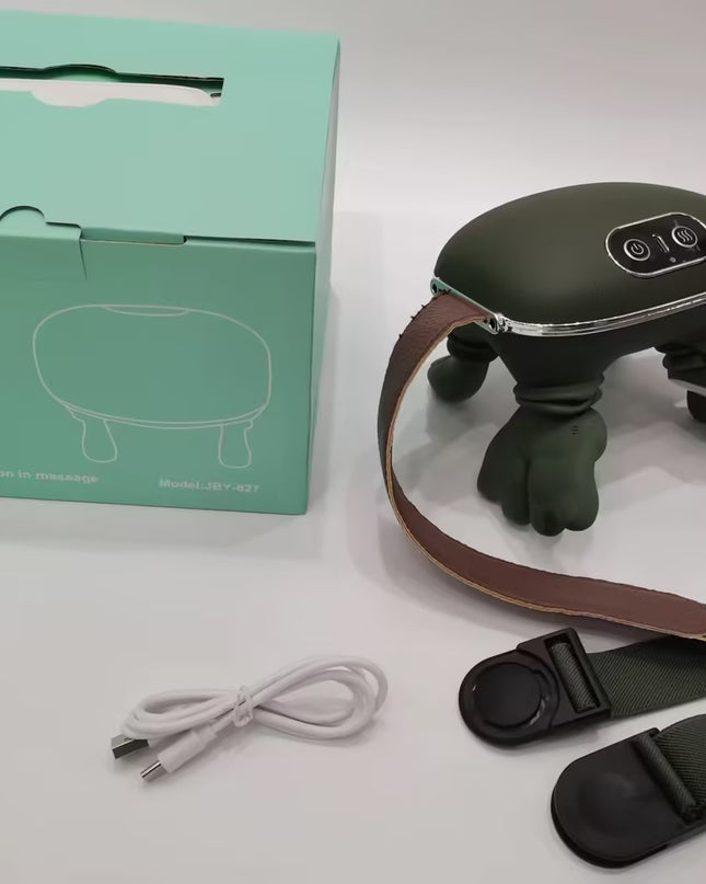 4D Kneading Neck & Shoulder Massager with Heat | Cordless Wireless Relief