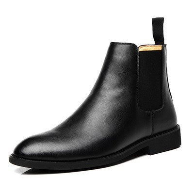 Men's Elegant Faux Leather Boots