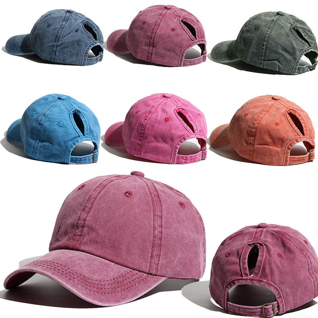 Washable  Baseball Cap for Women - Spring/Summer