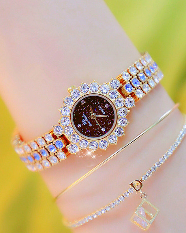 Women's Luxury Quartz Watch & Bracelet Set