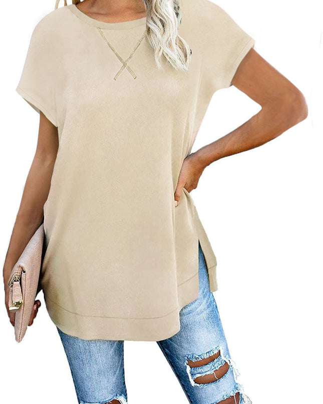 Women's Longline Tunic T-Shirt – 5 Colors, Sizes S–XXL