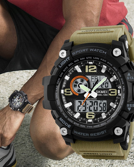 Sports Waterproof Electronic Watch Multifunctional Men