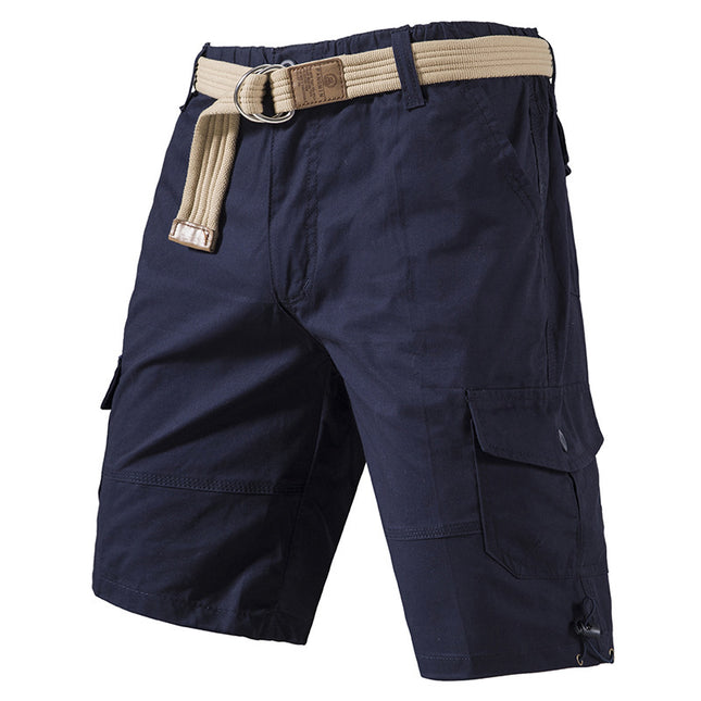 Men's Cotton Casual Shorts – Relaxed Fit, Extended Sizes M–5XL