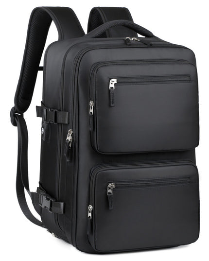 Mens Large-Capacity Business Backpack With Dry-Wet Separation Compartments