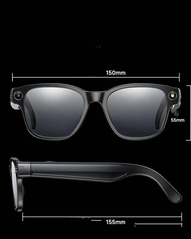 L801 AI Smart Glasses – 8MP Camera, Bluetooth Calling, AI Translation, Blue Light Blocking