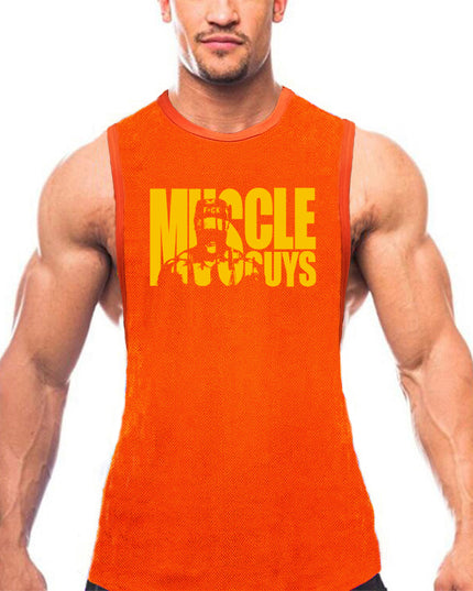 Men's Fast-Dry Gym Exercise Vest – Loose Fit, 6 Colors, M–XXL