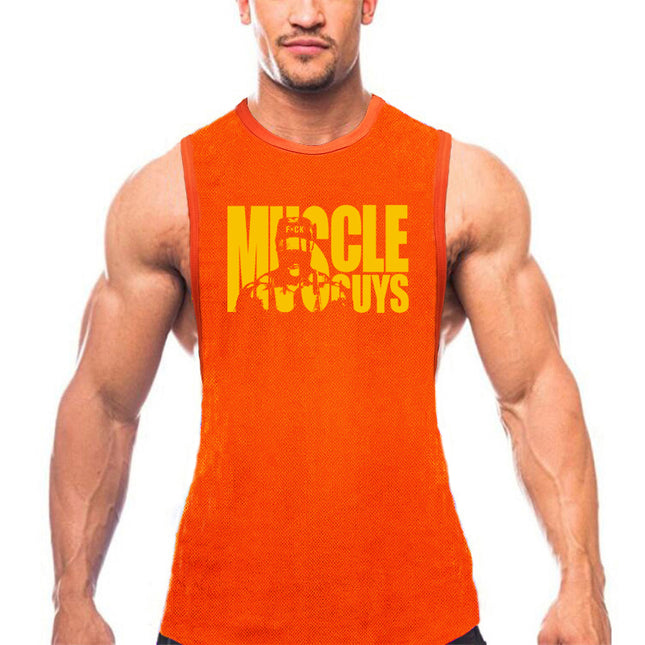 Men's Fast-Dry Gym Exercise Vest – Loose Fit, 6 Colors, M–XXL
