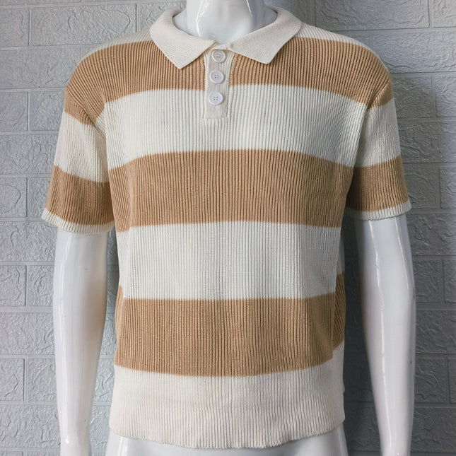Men's Short-Sleeve Color-Block Shirt– Slim Fit