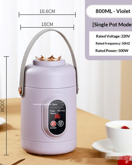 Portable Smart Mini Electric Hot Pot Warm Food On The Go