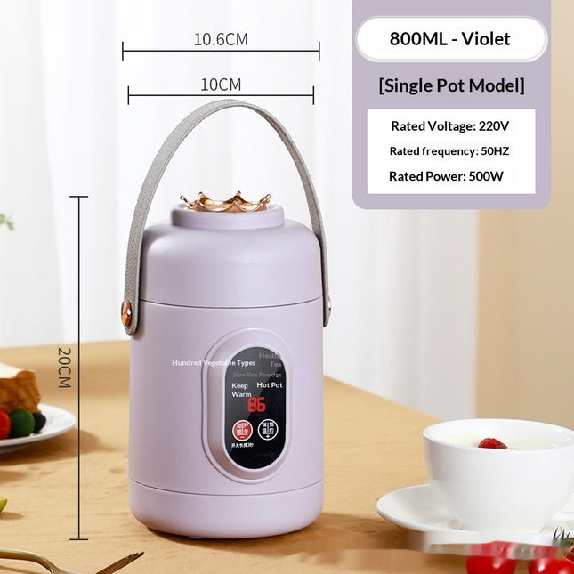 Portable Smart Mini Electric Hot Pot Warm Food On The Go