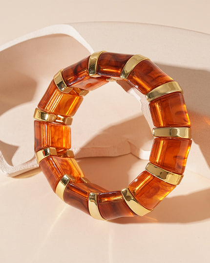 Women's Acrylic Blooming Pattern Bracelet – 9 Unique Designs