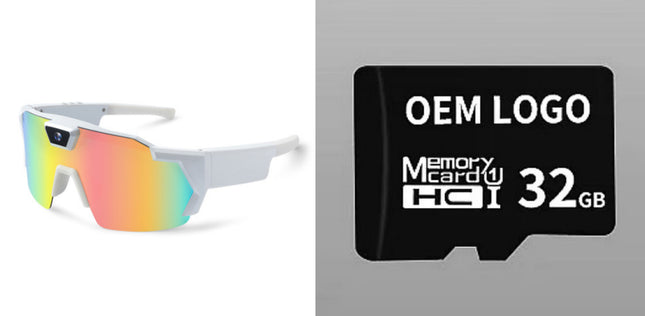 AI Smart Riding Glasses with Built-In Camera – Multiple Lens Types & Storage Options