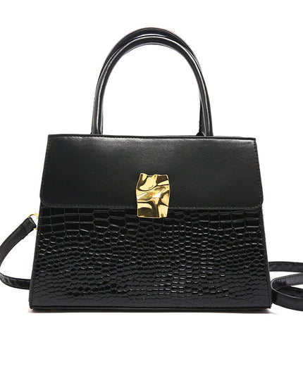 Women's Streetwear PU Leather Crossbody Bag – Patchwork Stitching, 6 Colors