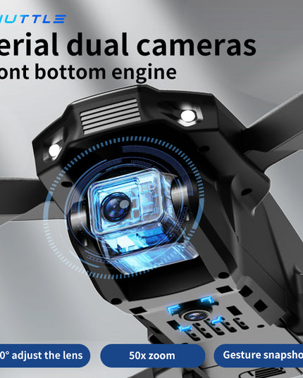 H31 Foldable VR Drone With 360 Flip Camera Adjustable HD Optics Altitude Control Dual Batteries 8-10 Min Flight Bundle Drone Ads Rc Plane