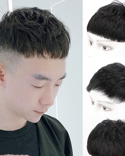 Human Hair Men's Hairpiece – Natural Coverage Topper