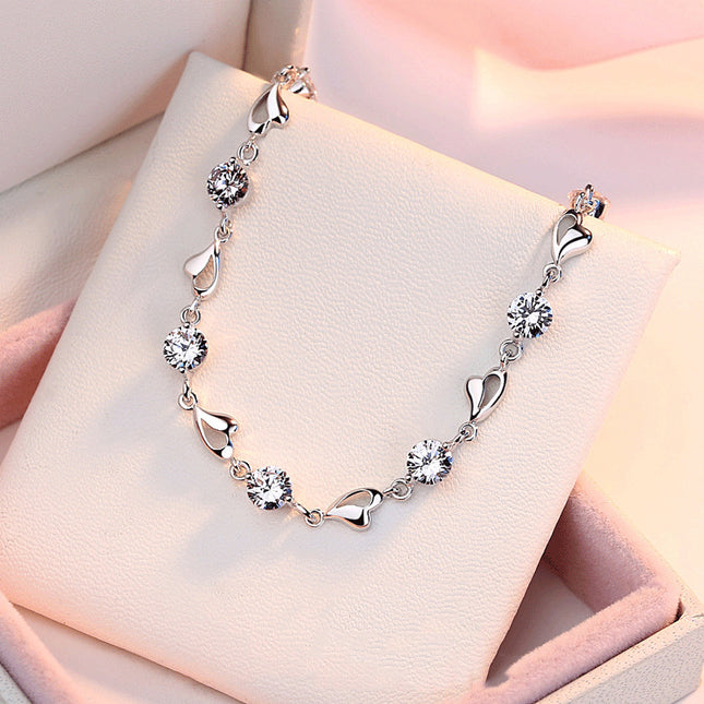 Sterling Silver Floral Bracelet | Mother's Day Gift