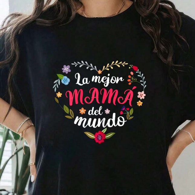Mother's Day Graphic Tee | Women's Loose Fit Cotton T-Shirt