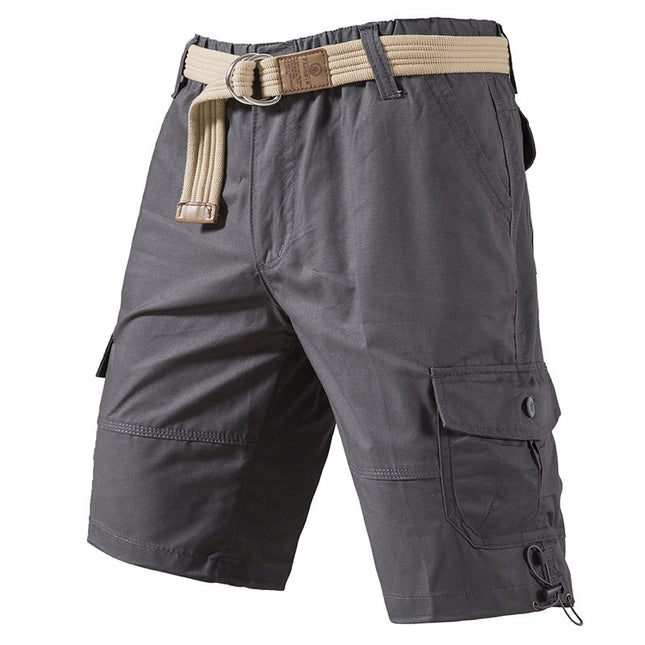 Men's Cotton Casual Shorts – Relaxed Fit, Extended Sizes M–5XL