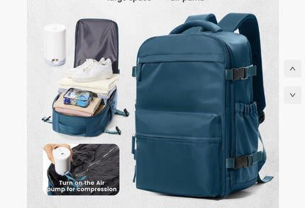 Large Capacity Vacuum Compression Backpack – Waterproof, 20–35L, 5 Colors