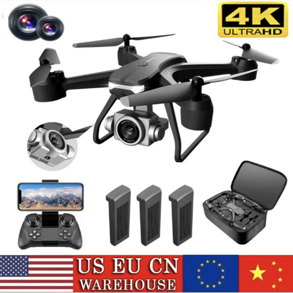 V14 Professional Drone – 6K HD Dual Camera, Wi-Fi FPV, 3 Batteries Included