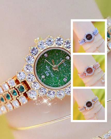 Women's Luxury Quartz Watch & Bracelet Set