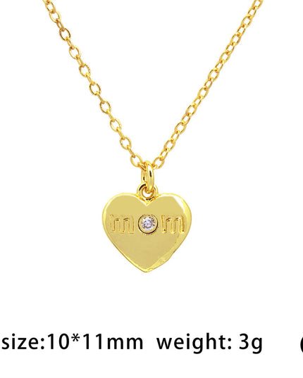 MAMA Rhinestone Necklace | Mother's Day Gift