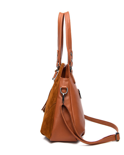 Women's Retro Velvet Tassel Crossbody Bag – 3D Pocket, 4 Colors