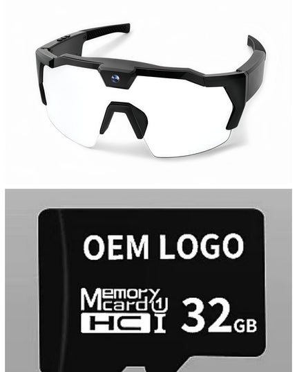 AI Smart Riding Glasses with Built-In Camera – Multiple Lens Types & Storage Options