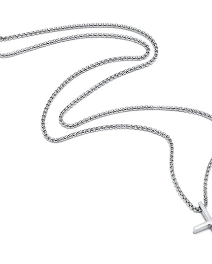 Men's Titanium Steel Accessories - Stainless Steel Cross Necklace