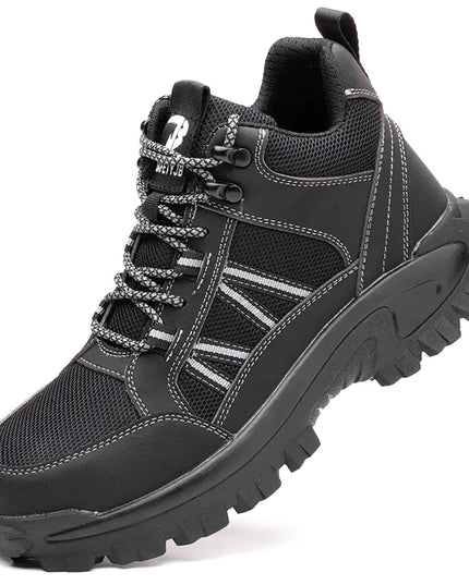 Steel Toe Work Boots for Men and Women, Lightweight & Breathable
