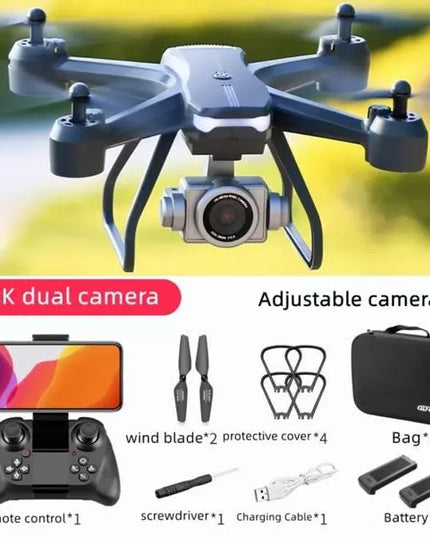 V14 Professional Drone – 6K HD Dual Camera, Wi-Fi FPV, 3 Batteries Included